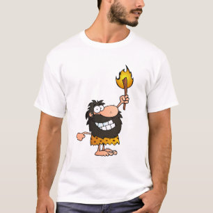 Caveman with Torch T-Shirt