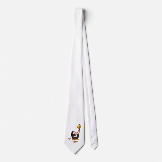 Caveman with Torch Tie (Front)