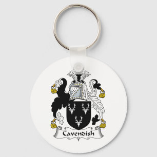 Cavendish Family Crest Key Ring