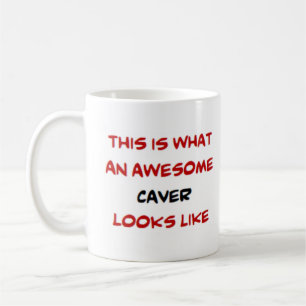 caver, awesome coffee mug