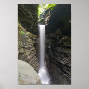 Cavern Cascade, Watkins Glen State Park, NY Poster