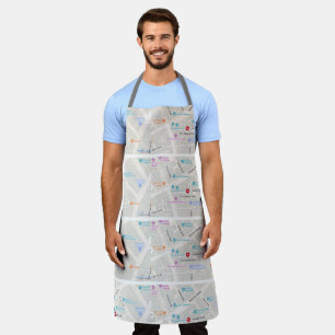 Cavern Club Mathew Street Liverpool Map Apron