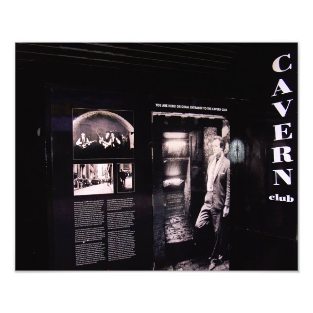 Cavern Club Original Entrance, Liverpool, UK. Photo Print (Front)