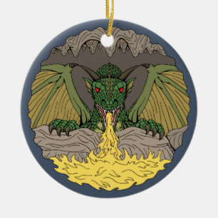 Cavern Dragon 2016 Ceramic Ornament
