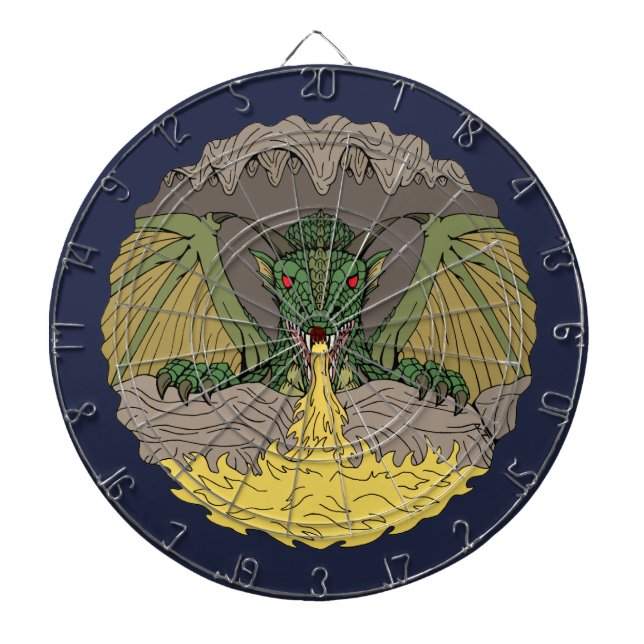 Cavern Dragon 2016 Dartboard (Front)