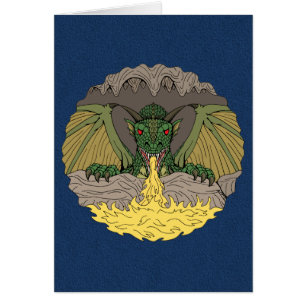 Cavern Dragon 2016 Greeting Card