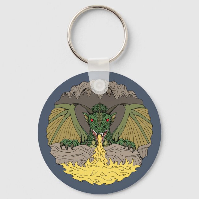 Cavern Dragon 2016 Key Ring (Front)