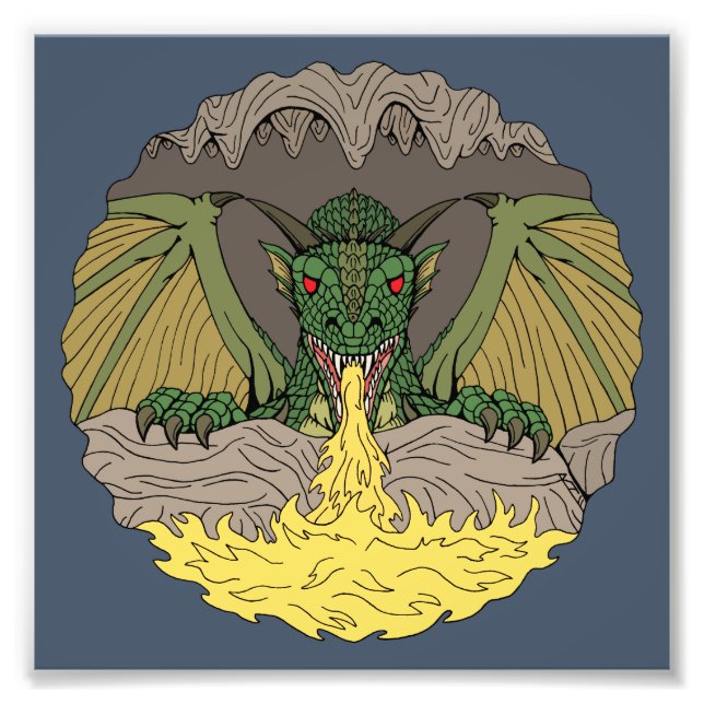 Cavern Dragon 2016 Photo Print (Front)
