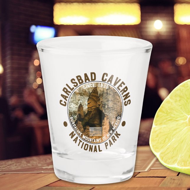 Caverns of Carlsbad, NM Shot Glass (Creator Uploaded)