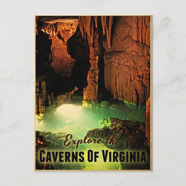 Caverns Of Virginia Postcard (Front)