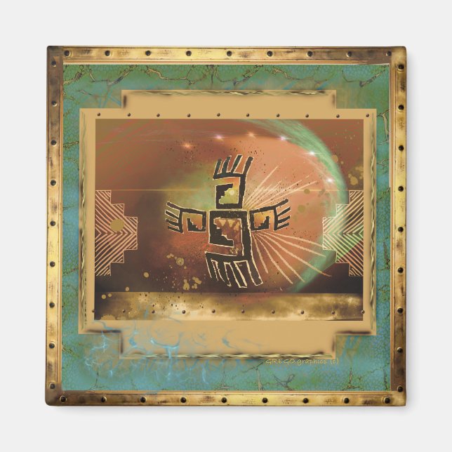 Cavers Dance for Peace - a magnetic interpretation Magnet (Front)