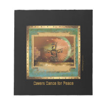 Cavers Dance for Peace small notepad