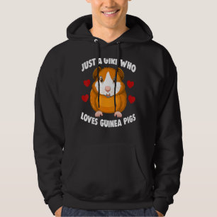 Cavies Guinea Pig Owners Just A Girl Who Loves Gui Hoodie