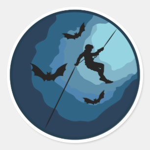 Caving Cave Spelunking Speleology Potholing Classic Round Sticker