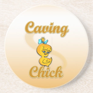 Caving Chick Coaster