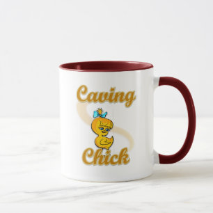 Caving Chick Mug