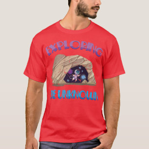 Caving - Exploring The Unknown - Spelunking - Astr T-Shirt