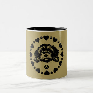 Cavoodle Dog Owner Two-Tone Coffee Mug