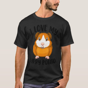 Cavy   Guinea Pig Owners I Love My Furry Potato T-Shirt