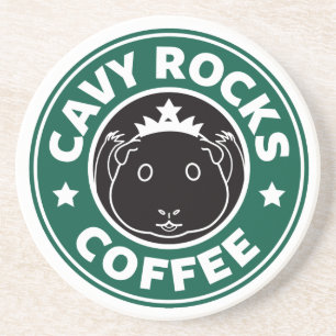 Cavy Rocks Coffee Coasters