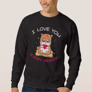 Cavy Wheek For A Domestic Guinea Pig Owner Pet Sweatshirt