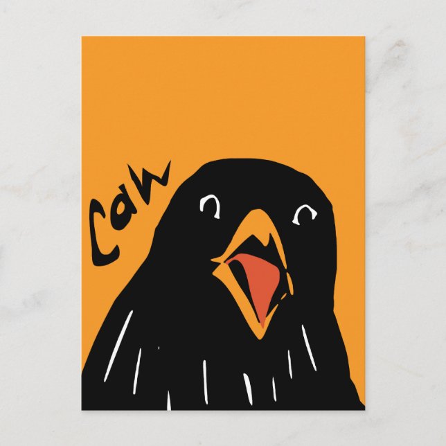 Caw Postcard (Front)