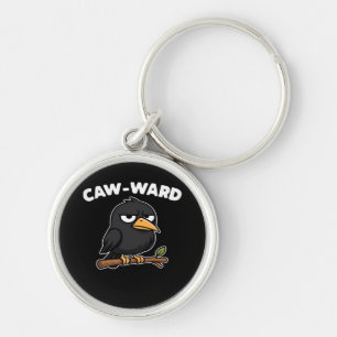 Caw-Ward Funny Quote Key Ring