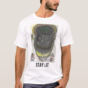 Cawhalla stay lit white tee