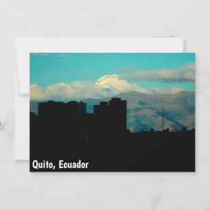 Cayambe volcano card