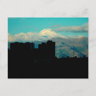 Cayambe volcano postcard