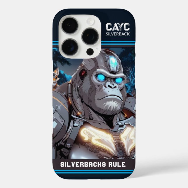 CAYC Silverbacks Rule Case-Mate iPhone Case (Back)