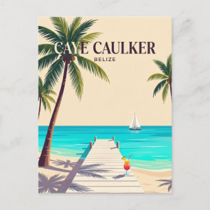 Caye Caulker Belise Postcard