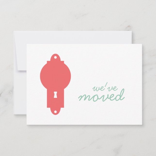 Cayenne Door Knob Housewarming Party Invite (Front)