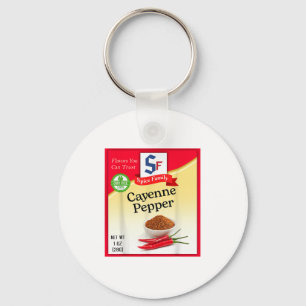 Cayenne Pepper Spice Group Costume Family Matching Key Ring