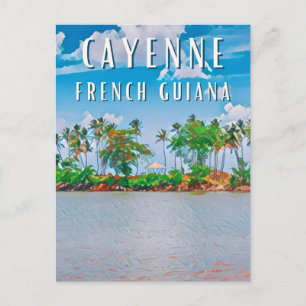 Cayenne, the gateway to French Guyana Postcard