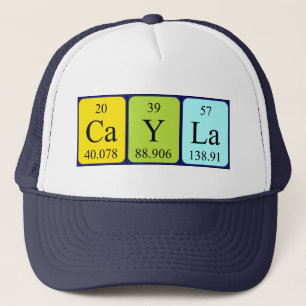 Cayla periodic table name hat
