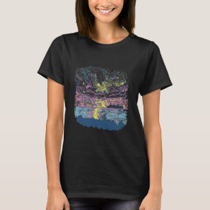 Cayman Cruise Ship At Sunset T-Shirt