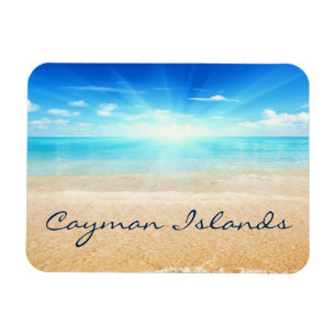 Cayman Islands beach sunrise Magnet