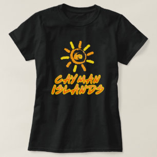 Cayman Islands bright yellow & orange T-Shirt