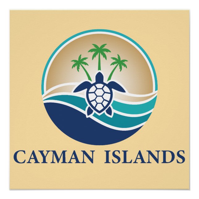 Cayman Islands Caribbean Poster (Front)