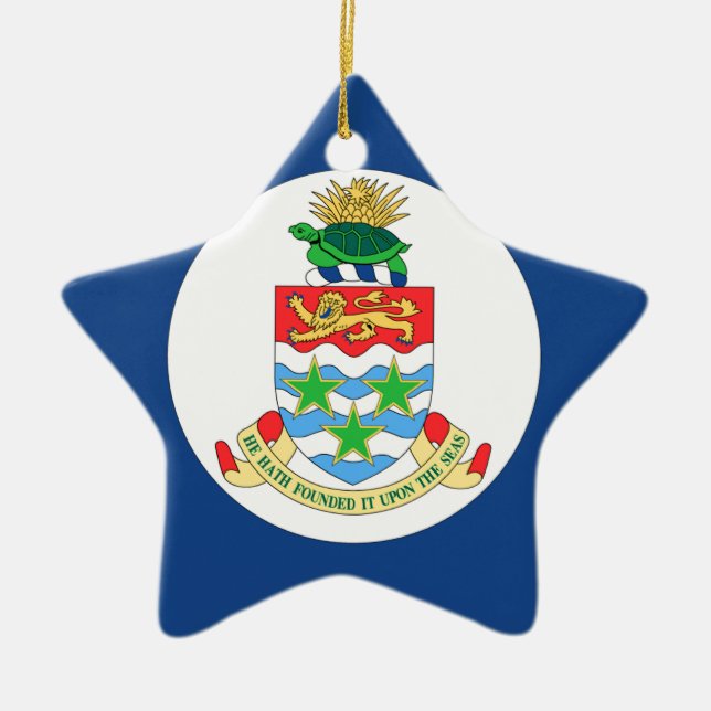 Cayman Islands Ceramic Ornament (Front)