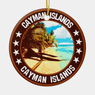 Cayman Islands                                     Ceramic Ornament