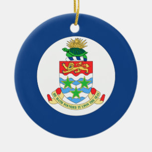 Cayman Islands Ceramic Tree Decoration