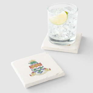 Cayman Islands coat of arms Stone Coaster