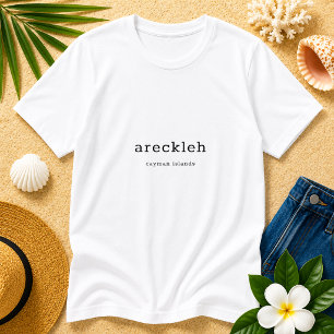 Cayman Islands Dialect Areckleh T-Shirt