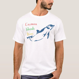 Cayman Islands Divers - Dolphin (front) T-Shirt