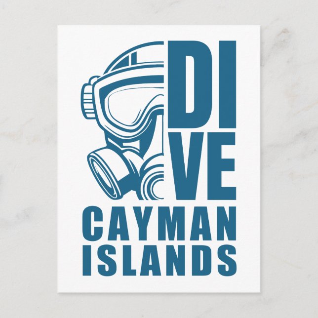 Cayman Islands Diving Postcard (Front)