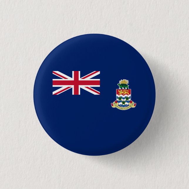 Cayman Islands Flag 3 Cm Round Badge (Front)