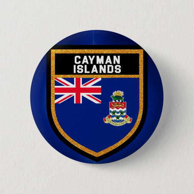 Cayman Islands Flag 6 Cm Round Badge (Front)