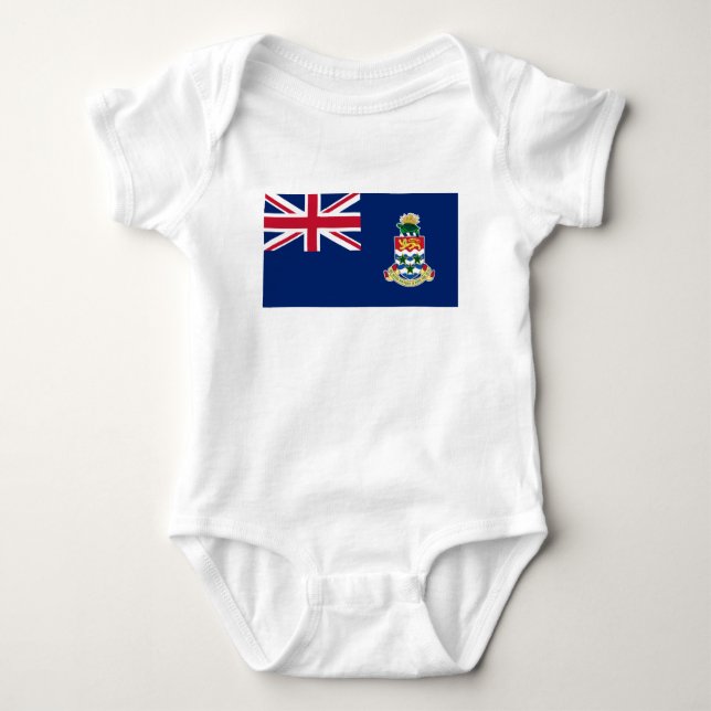 Cayman Islands Flag Baby Bodysuit (Front)